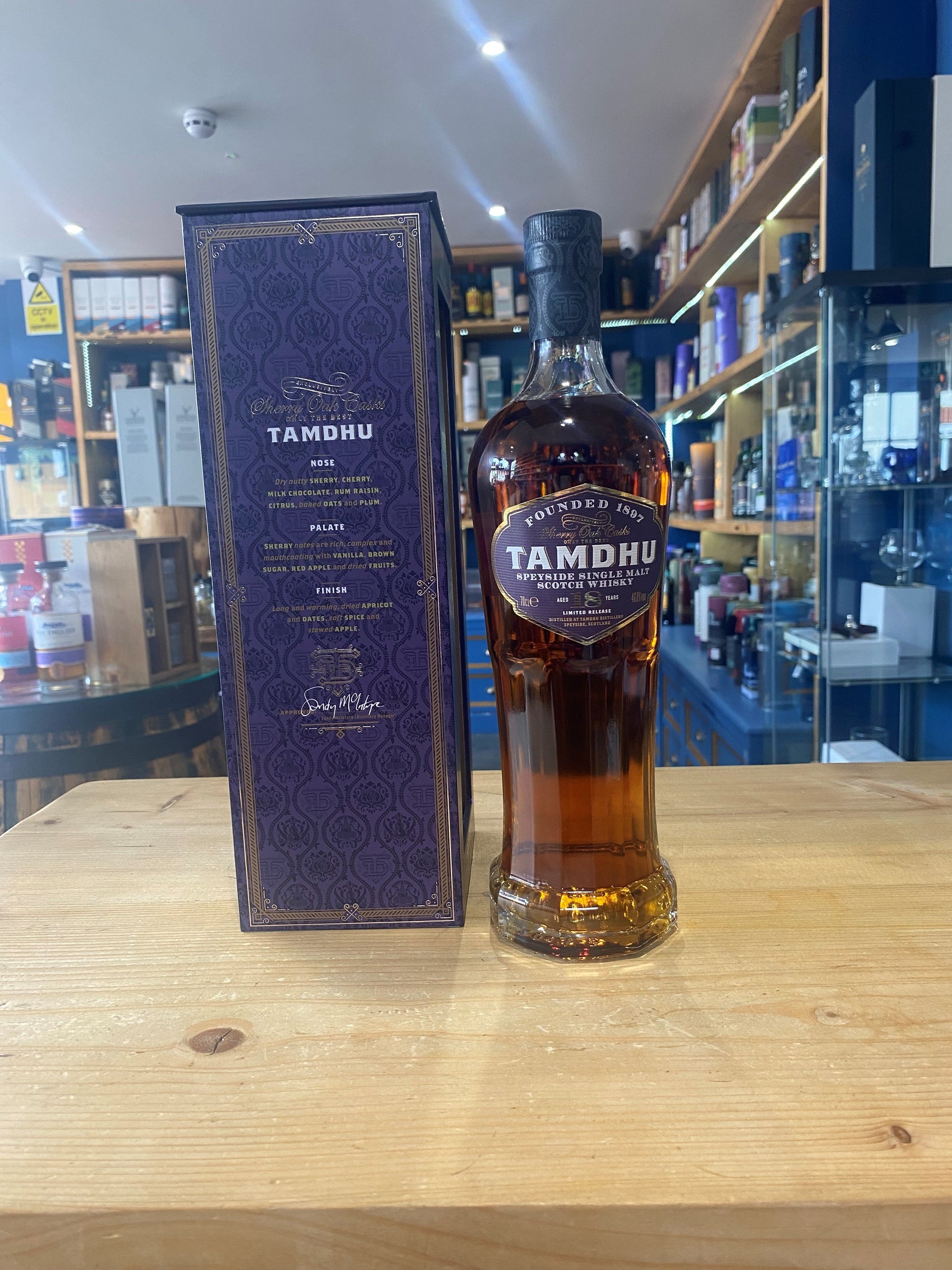 Tamdhu Aged 18 Years 70cl 46.8% - Just Wines 