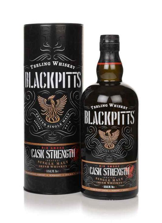 Teeling Blackpitts Big Smoke Cask Strength Whiskey 70cl 56.5% - Just Wines