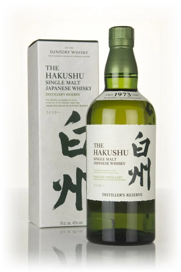 Suntory Hakushu Japanese Malt Whisky Distillers Reserve 43% 6x70cl - Just Wines 
