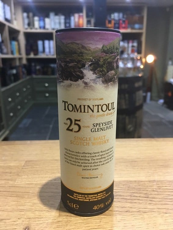 Tomintoul 25 Year Old 40% 12x5cl - Just Wines 