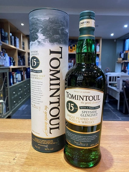 Tomintoul Aged 15 Years with a Peaty Tang 70cl 40% - Just Wines