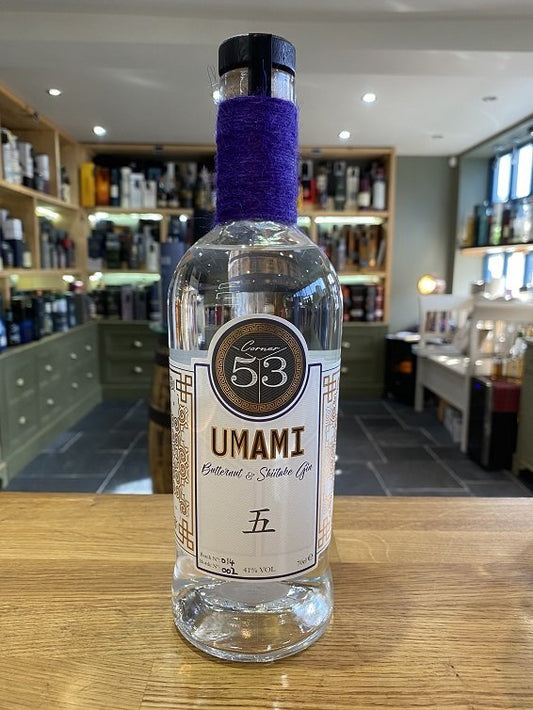 Corner 53 Umami Gin (Butternut and Shiitake) 70cl 41% - Just Wines