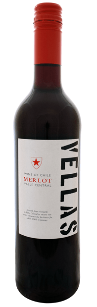 Vellas, Valle Central, Merlot 2023 75cl - Just Wines 