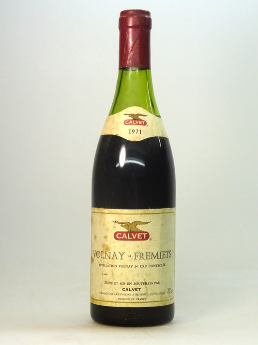 Volnay 1er Cru Fremiets, Calvet, 1971 - Just Wines 