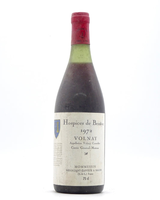 Volnay 1er Cru Cuv茅e G茅n茅ral Muteau, Hospices de Beaune, Domaine Mommessin, vts, 1972 - Just Wines 