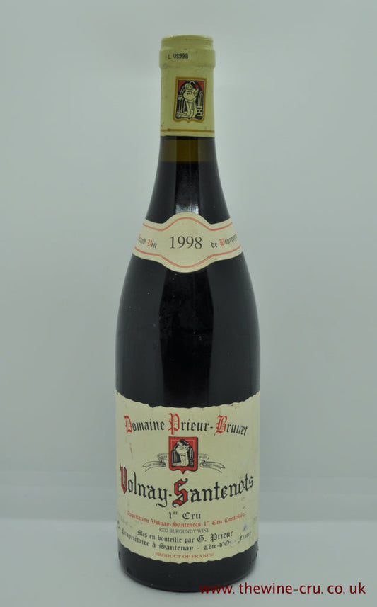 Volney Santenots 1er Cru Domaine Prieur Brunet 1998 - Just Wines 