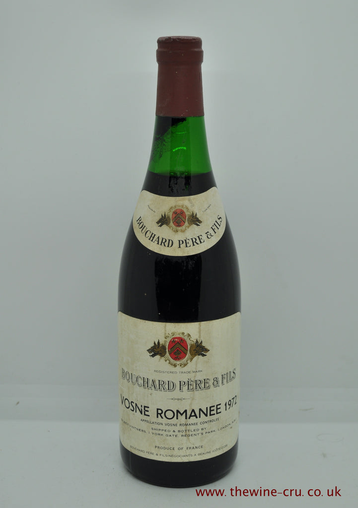 Vosne Romanee Bouchard Pere et Fils 1972 - Just Wines 