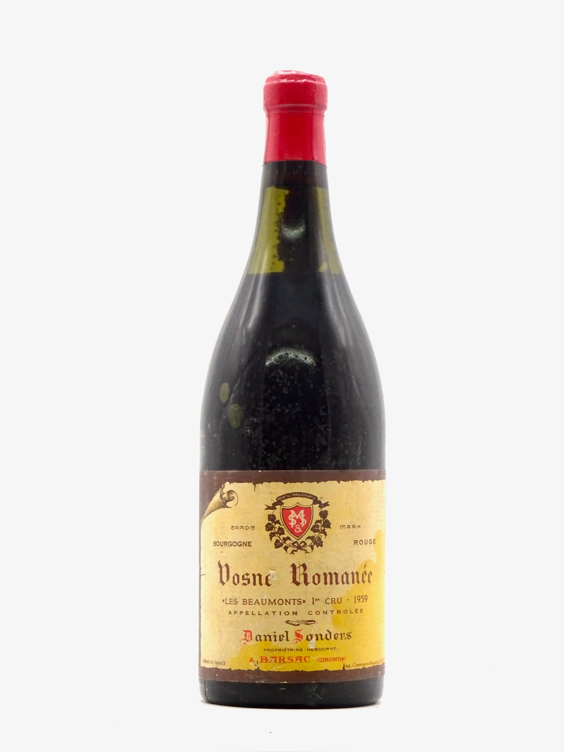 Vosne Roman茅e 1er Cru Beaumonts, D. Sanders, 1959 - Just Wines 