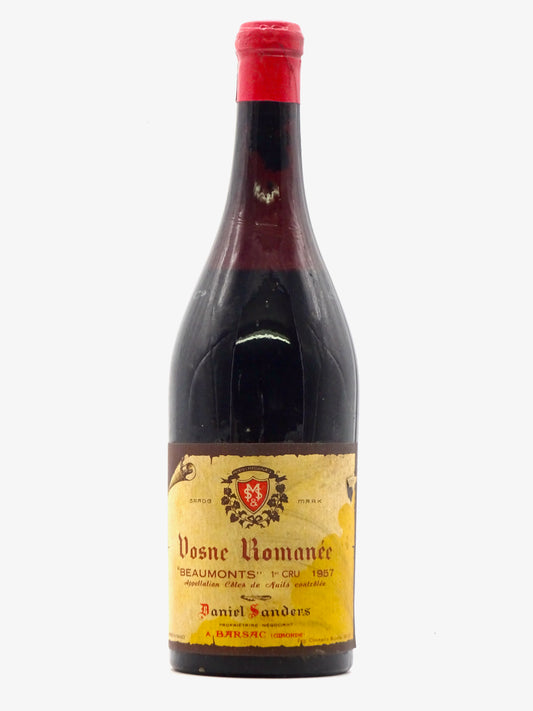 Vosne Roman茅e 1er Cru Beaumonts, Daniel Sanders, ms, 1957 - Just Wines 