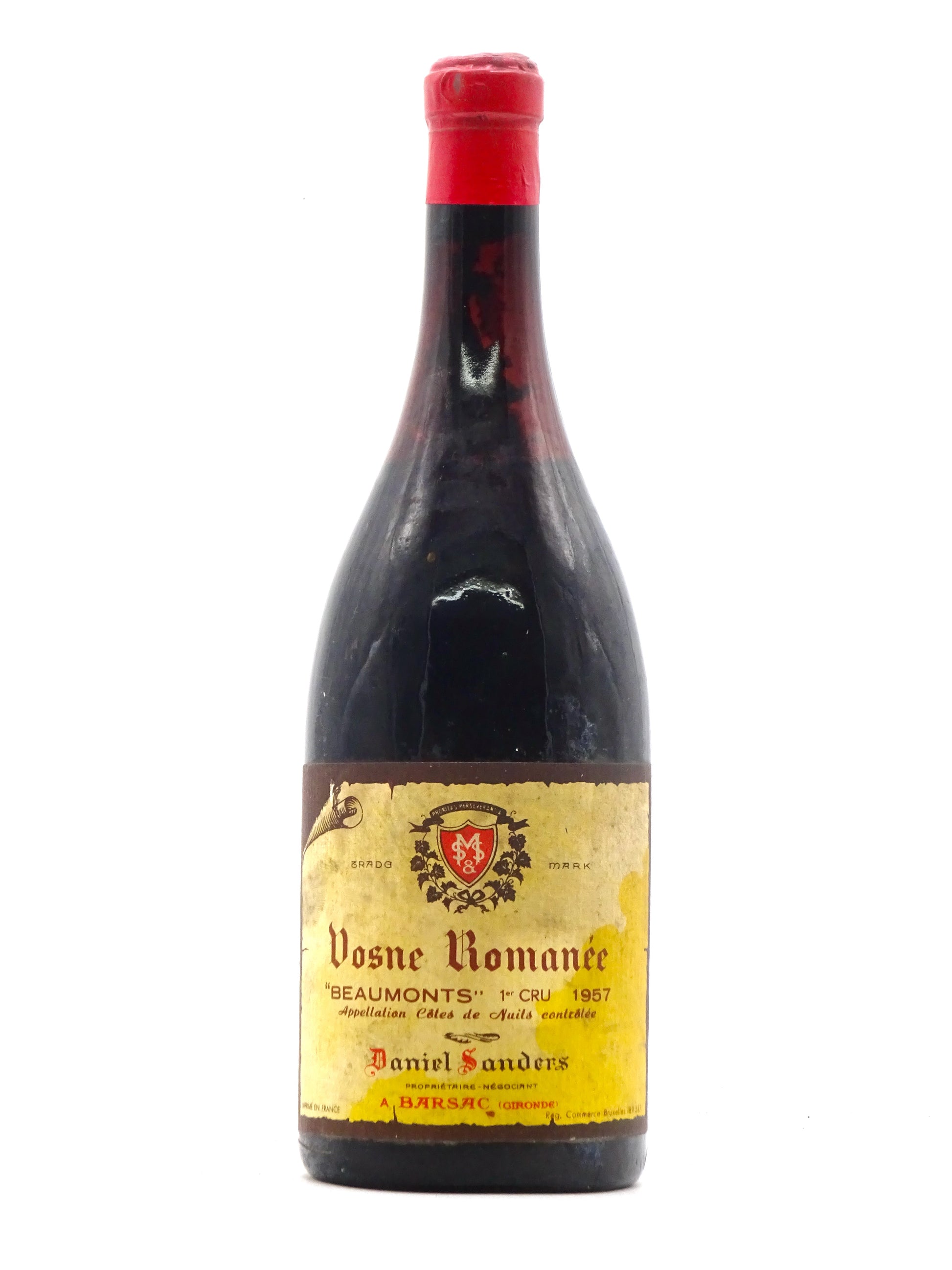 Vosne Roman茅e 1er Cru Beaumonts, Daniel Sanders, us, 1957 - Just Wines 