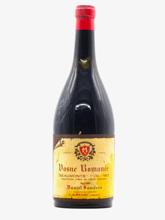 Vosne Roman茅e 1er Cru Beaumonts, Daniel Sanders, uts, 1957 - Just Wines 