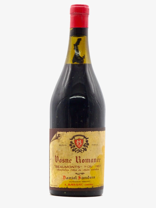 Vosne Roman茅e 1er Cru Beaumonts, Daniel Sanders, ts, 1957 - Just Wines 