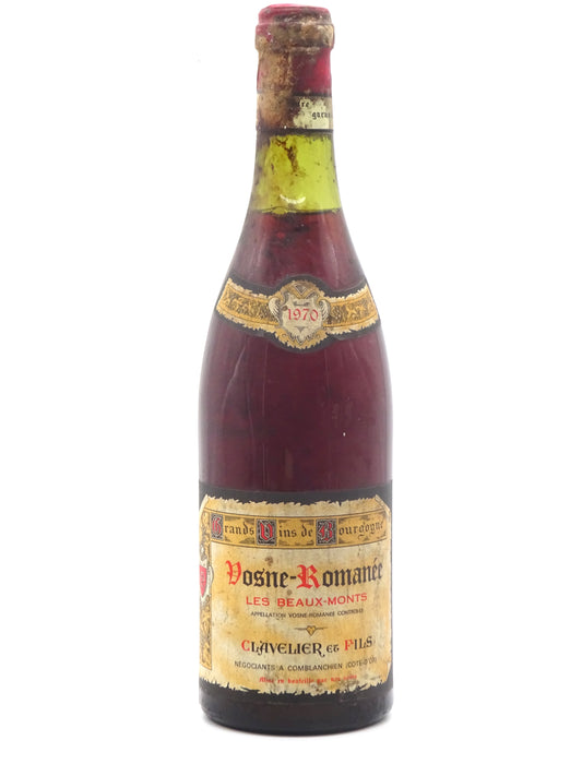 Vosne Roman茅e 1er Cru Beaumonts, Domaine Clavelier, 1970 - Just Wines 