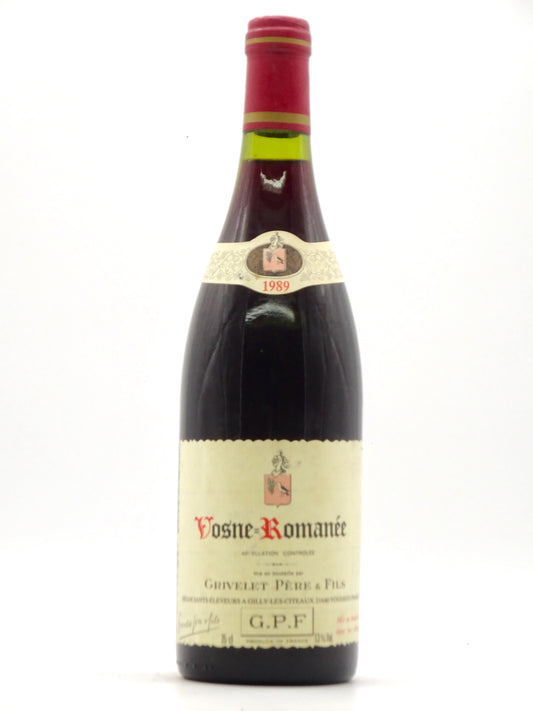 Vosne Roman茅e, Domaine Grivelet, 1989 - Just Wines 