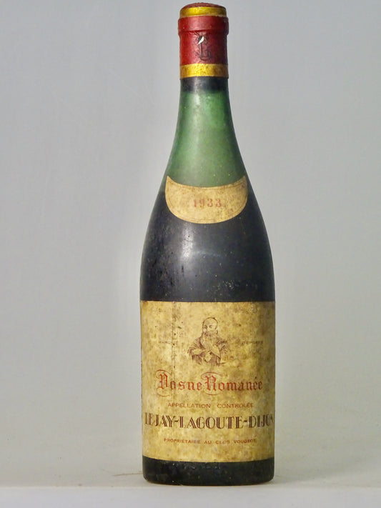 Vosne Roman茅e, Domaine Lejay Lagoute, ts, 1933 - Just Wines 