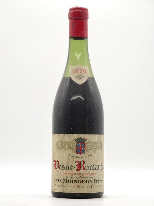 Vosne Roman茅e, Domaine Moingeon Fr猫res, 1959 - Just Wines 