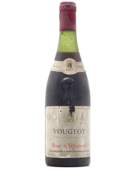 Vougeot, 1er Cru, Domaine Henri de Villamont, 1957 - Just Wines 