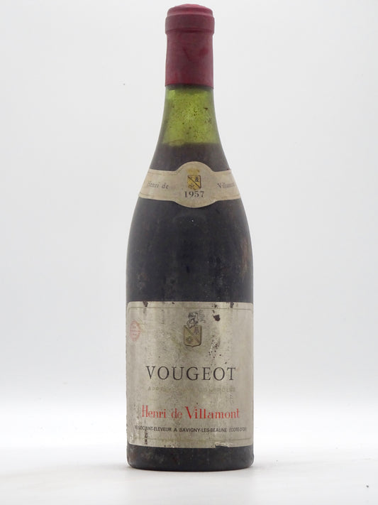 Vougeot, 1er Cru, Domaine Henri de Villamont, bn, 1957 - Just Wines 