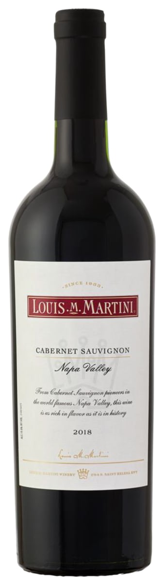 Louis M Martini Napa Cabernet Sauvignon 2018 6x75cl - Just Wines 