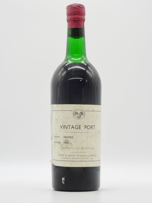 Warre's Vintage Port, 1963 - Just Wines 