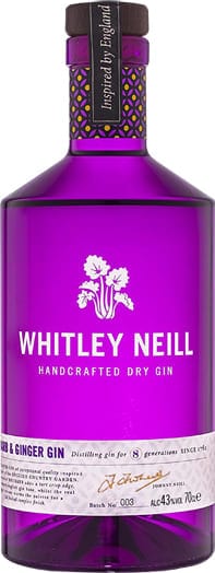 Whitley Neill Rhubarb and Ginger Gin 70cl NV | Great Wines Direct