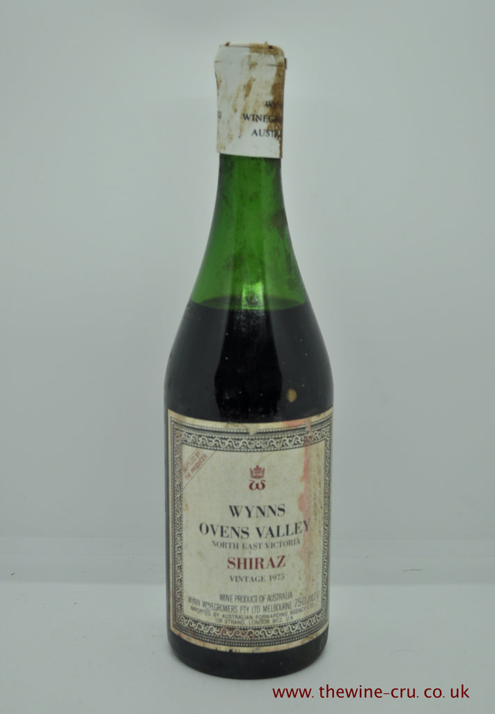 Wynns Ovens Valley Shiraz 1975 - Just Wines 