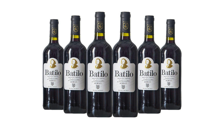 BATILO SELECCION Merlot Red Wine 75CL x 6 Bottles - Just Wines 