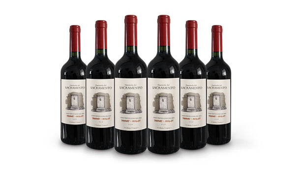 Hacienda del Sacramento Tannat - Merlot Red Premium Wine 75cl x 6 Bottles