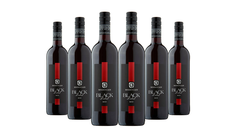 McGuigan Black Label Red Wine 75cl x 6 Bottles - Just Wines 